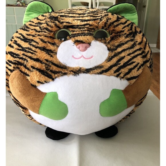 Ty Beanie Ballz Monaco Tiger Plush Stuffed 40" Round - Picture 1 of 7